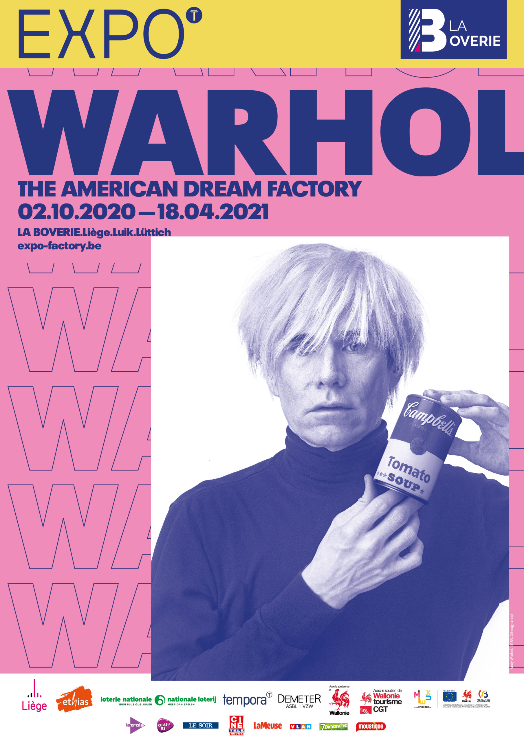 Evénements - Expo Factory - Warhol. The American Dream Factory - Liège